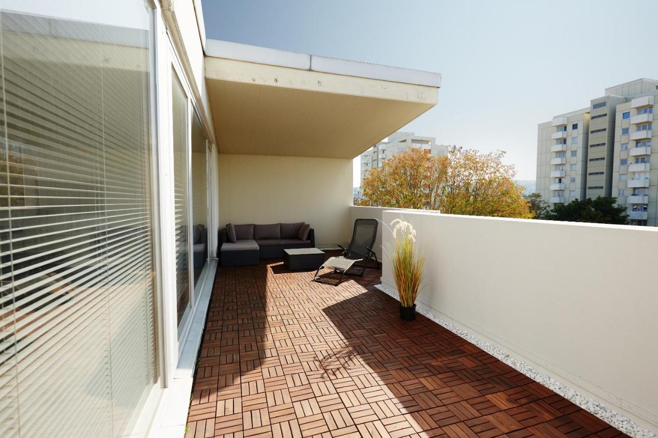 Stylisches Penthouse In Karlsruhe -Durlach Exteriér fotografie